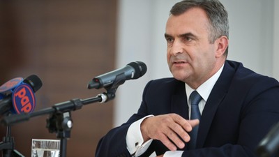 WARSZAWA MINISTER SKARBU KARPIŃSKI KONFERENCJA