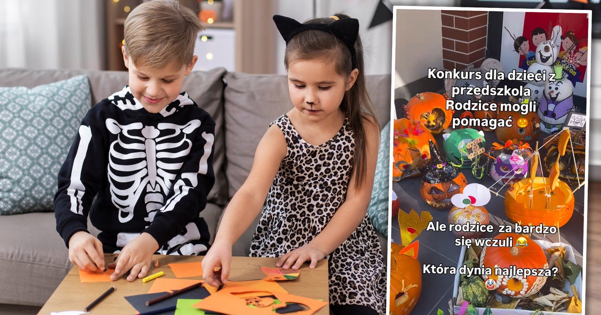 To mają być prace konkursowe dzieci z przedszkola. "Dlatego mój syn nigdy nie wygrywa"