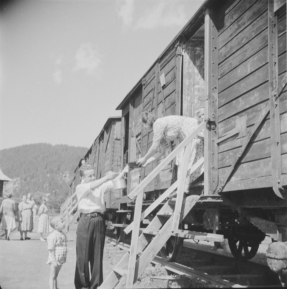 Wczasy wagonowe w Zakopanem - lata 50.