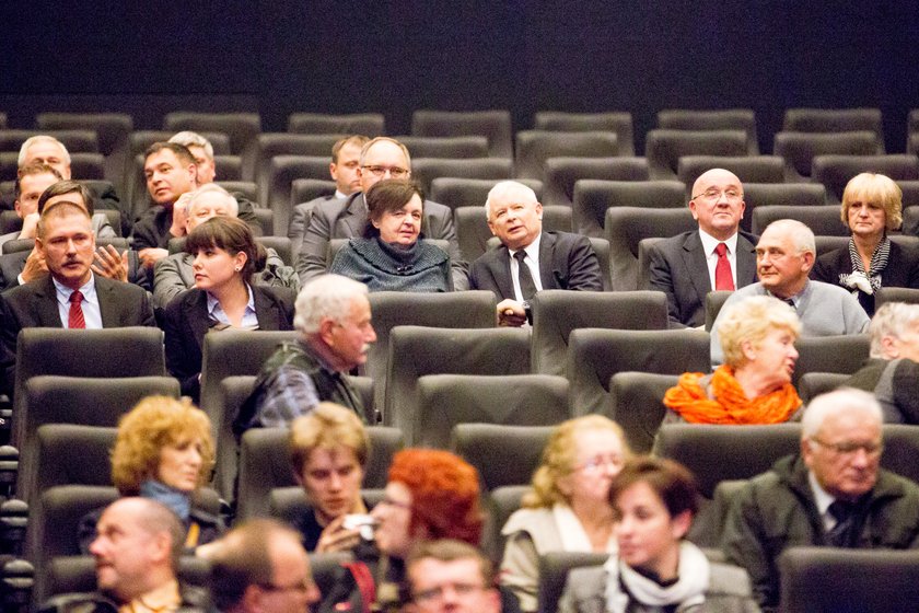 Jarosław Kaczyński i Anna Religa