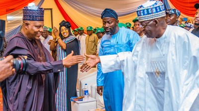 President Bola Tinubu and his Vice, Kashim Shettima. [Twitter:TinubuMediaS]