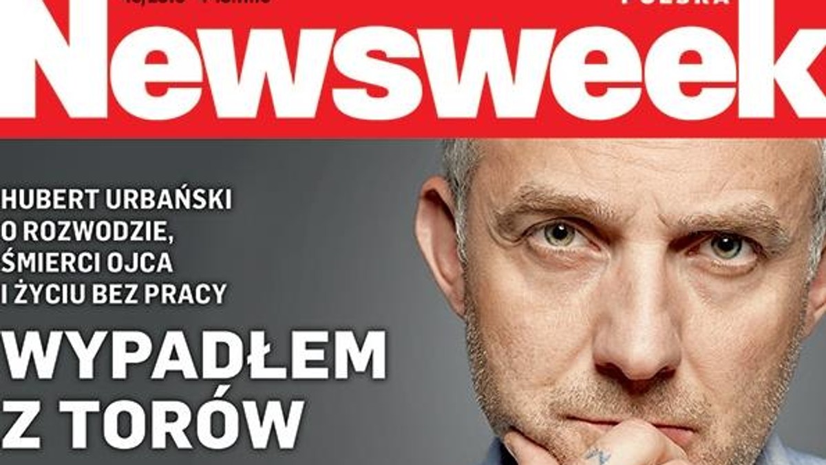 Hubert Urbański okładka Newsweeka