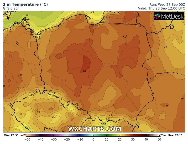 Temperatura bardzo wysoka