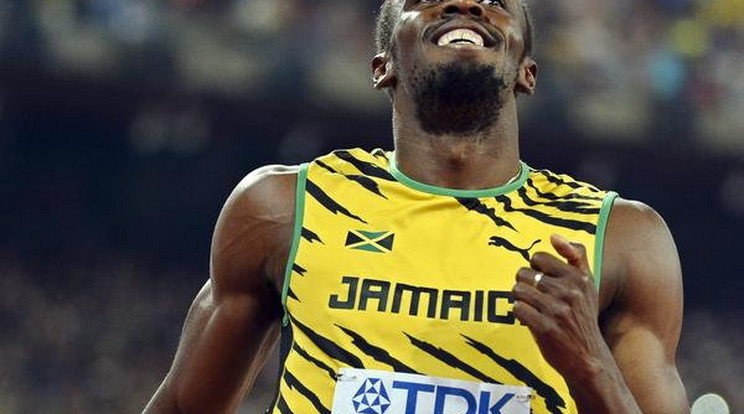 Usain Bolt így örült győzelmének