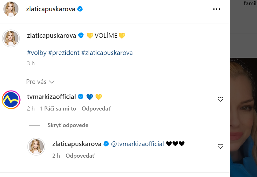Markíza zareagovala na fotky Zlatice Puškárovej.