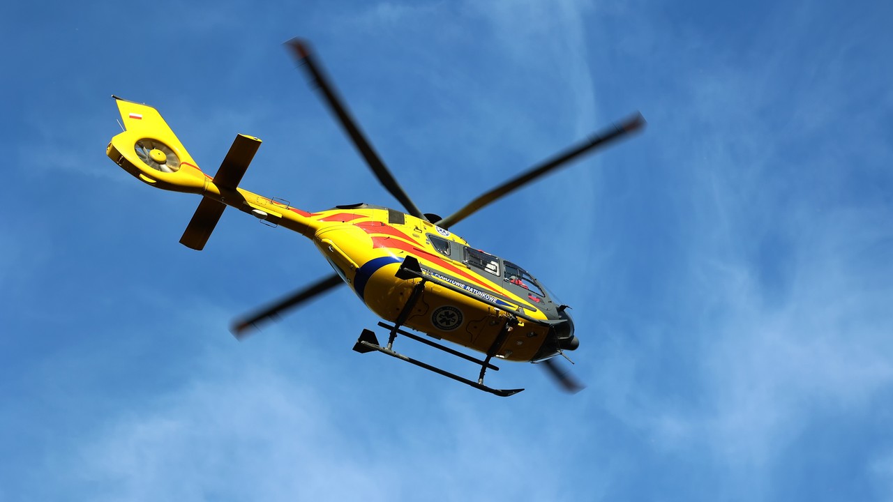 11-latek wypadł z okna na trzecim piętrze. Lądował śmigłowiec LPR