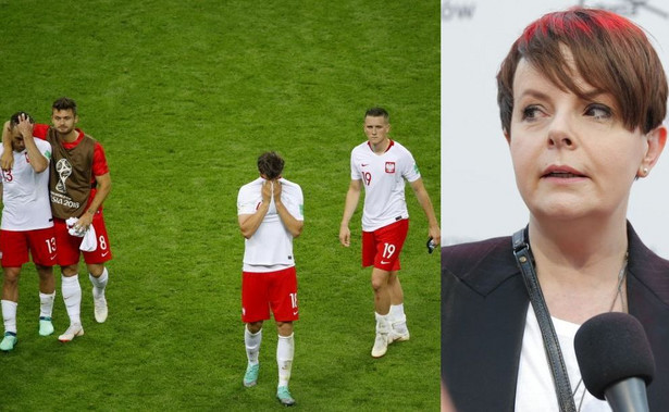 Korwin Piotrowska o polskiej reprezentacji na mundialu: Nażelowani i podstarzali juz chłopcy, którzy dali ciała