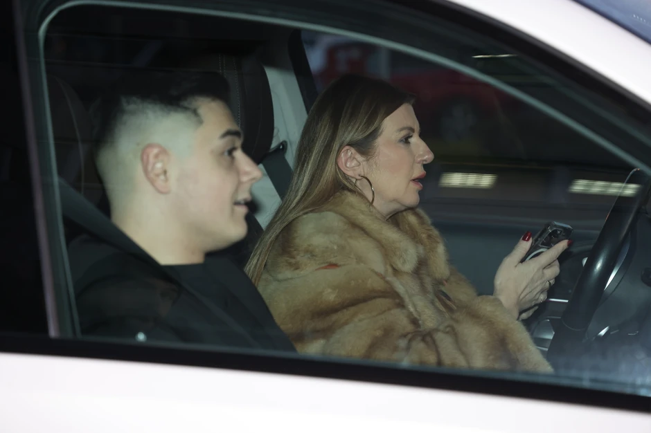 Viki Miljković na snimanju novogodišnjeg programa