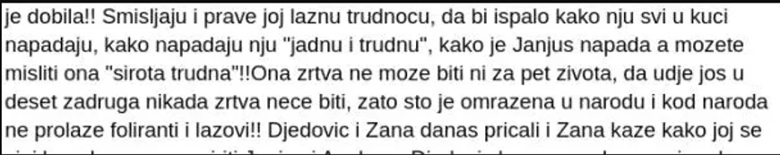 Aneli Ahmić, lažni simptomi trudnoće u rijalitiju