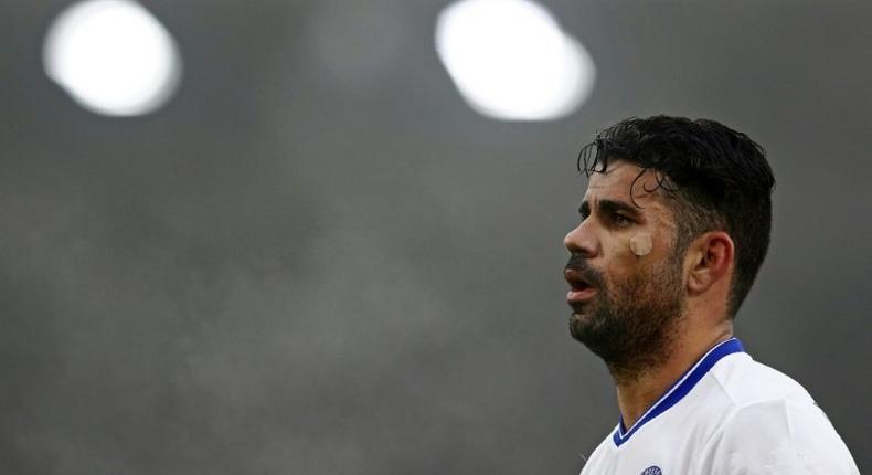 Diego Costa struck in the 43rd-minute rising at the back post to nod Cesar Azpilicueta's cross past Wayne Hennessey for his 13th goal of the season