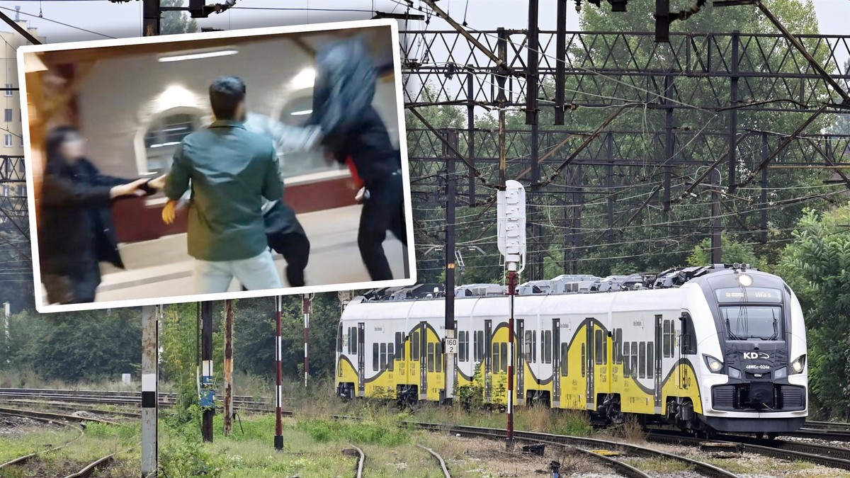 Przerażające sceny w pociągu. Pasażer wpadł w szał. Nagranie niesie się po sieci