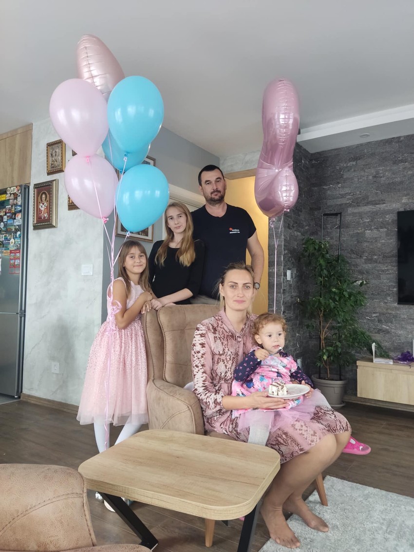 Nikolina Janković sa porodicom