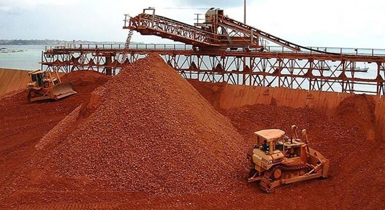 Bauxite mines