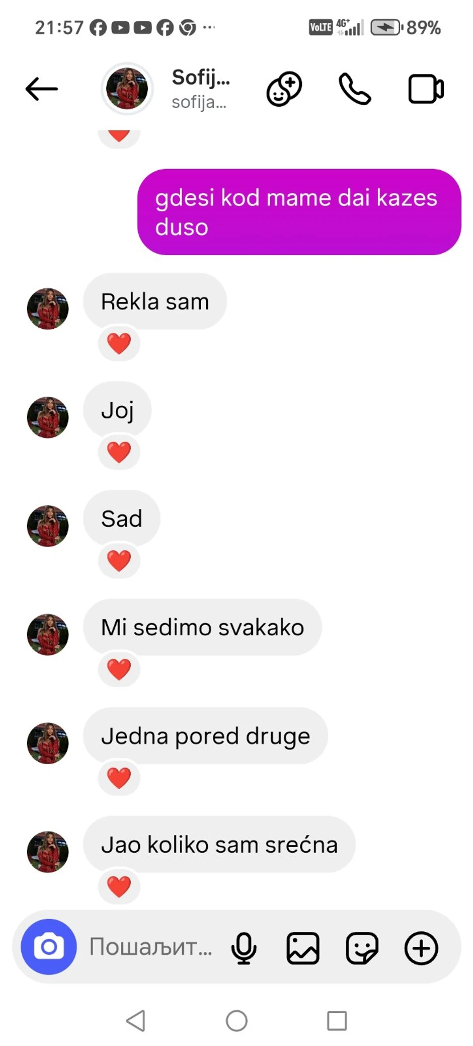 Poruke Sofije i Daneta
