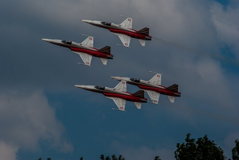 Patrouille de Suisse na pokazach Air Show w Radomiu