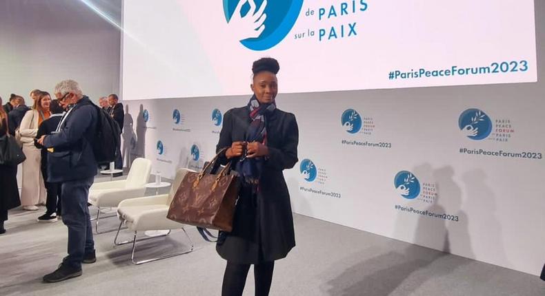 Ghana’s Harriet Nartey among African journalists at the 2023 Paris Peace Forum in France