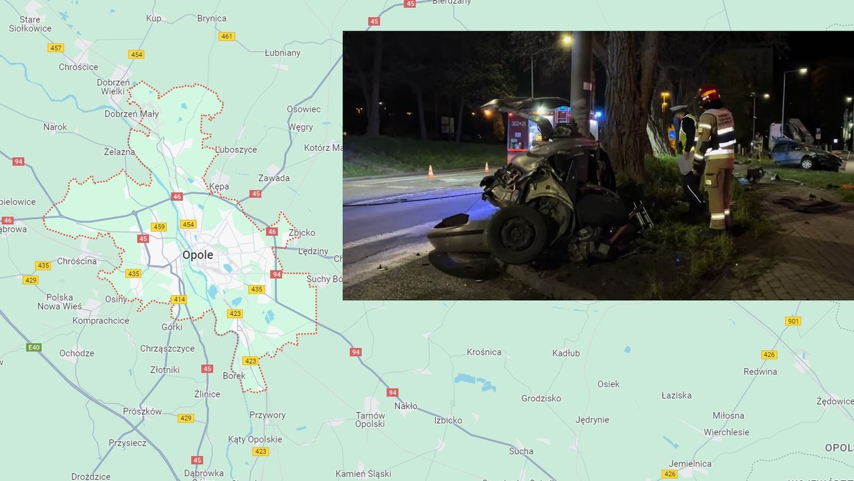 Tragiczny wypadek. Auto rozpadło się na pół [NAGRANIE]