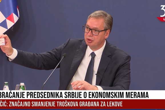 OVO JE SPISAK LEKOVA KOJIMA ĆE CENE BITI NIŽE Vučić o novim merama: Lista onih na recept se širi, smanjuju se doplate