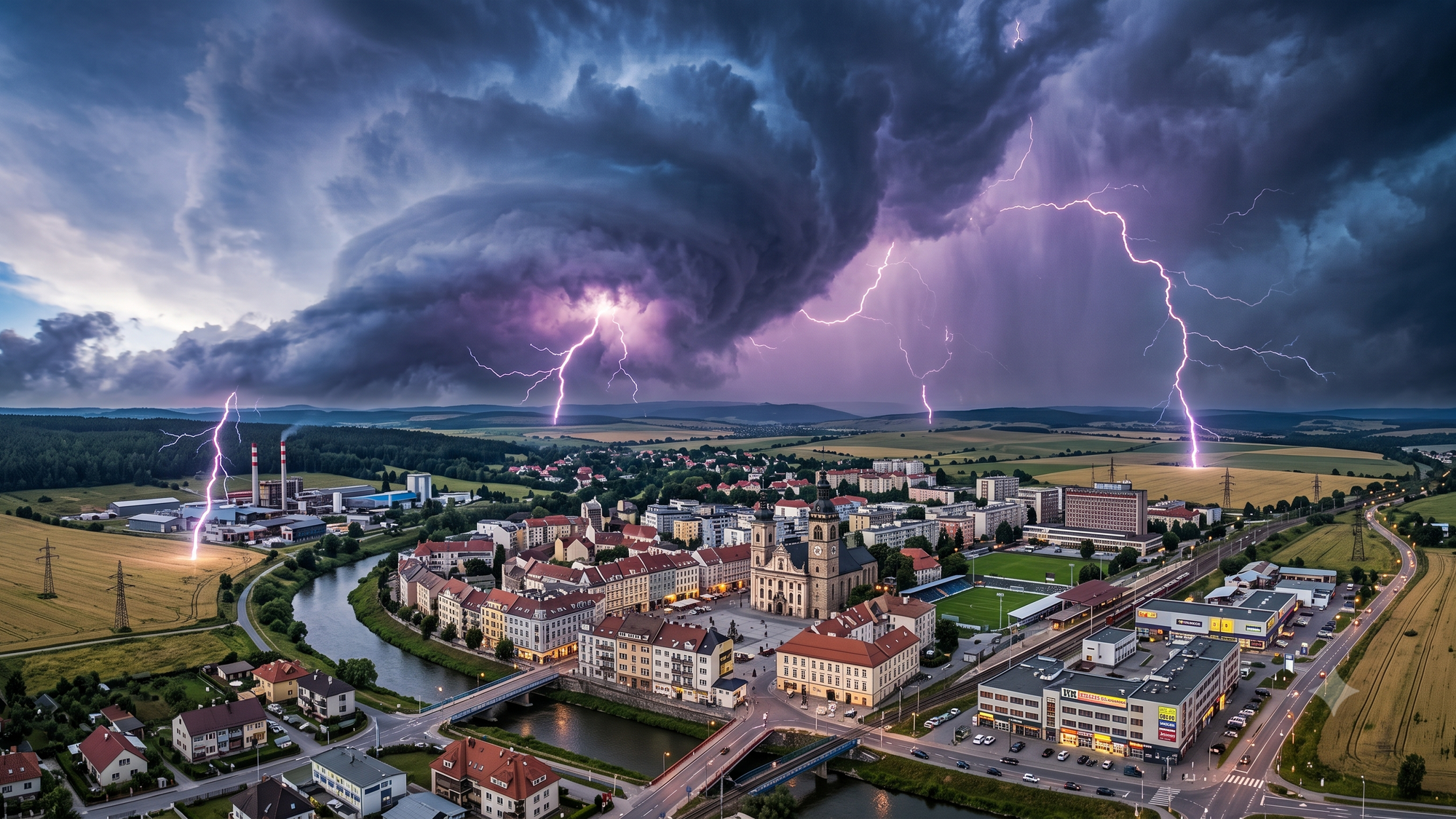 V piatok sa môžu na viacerých miestach Slovenska vyskytnúť búrky. 