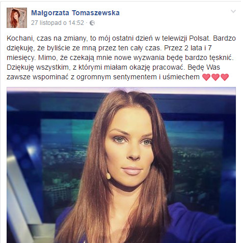 Małgorzata Tomaszewska screen