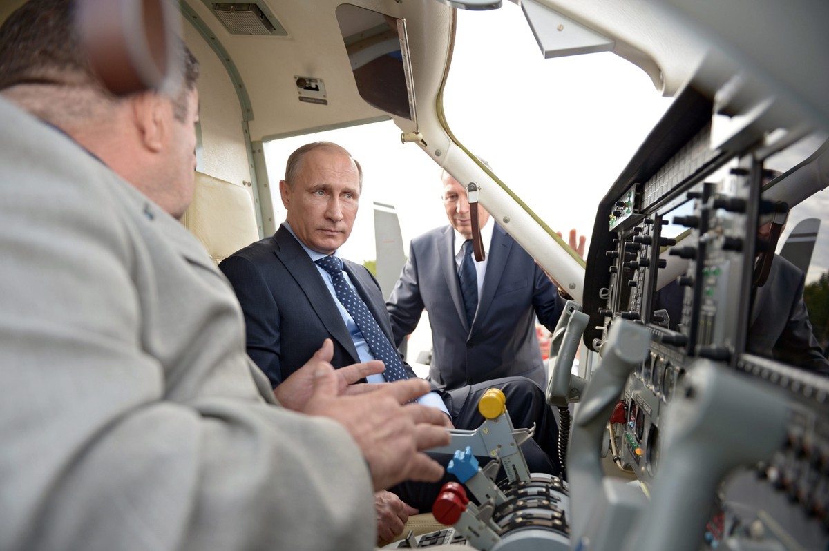 Władimir Putin w rosyjskim centrum kosmicznym