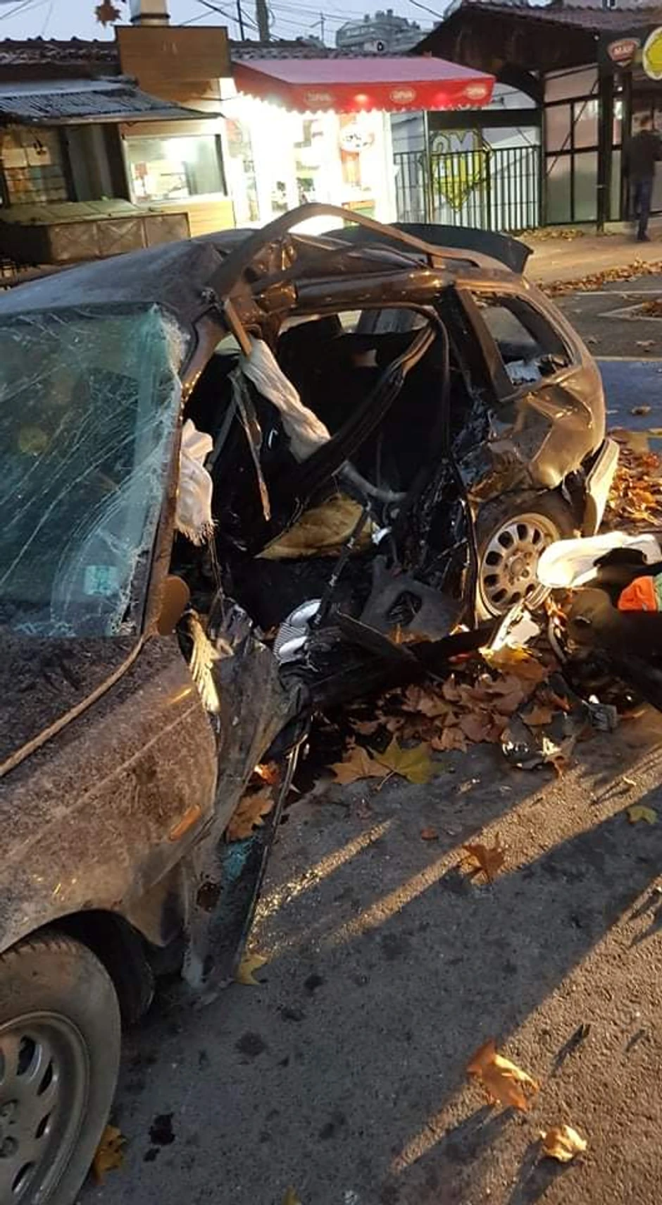 Automobil u kojem se nalazila poginula jovana Petković