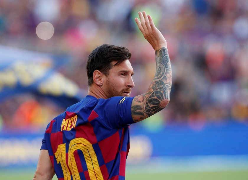 Oraz Lionel Messi z Barcelony.