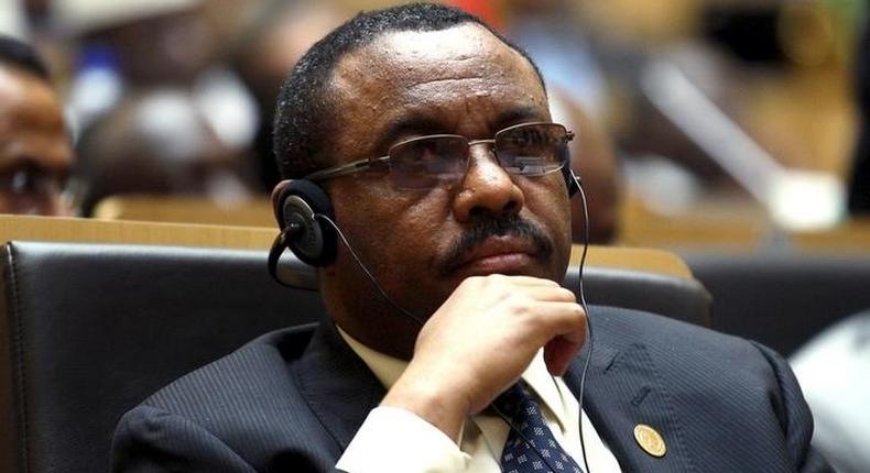 Ethiopia's Prime Minister Hailemariam Desalegn attends the opening ceremony of the 26th Ordinary Session of the Assembly of the African Union (AU) at the AU headquarters in Ethiopia's capital Addis Ababa, January 30, 2016. 