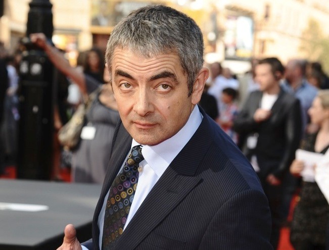 Rowan Atkinson na premierze filmu 'Johnny English Reaktywacja' w Londynie