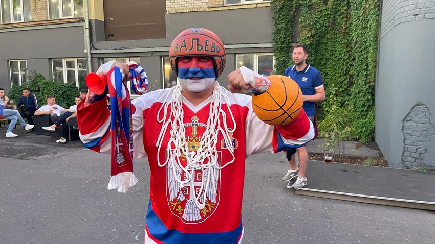 Igor Marjanović, čuveni navijač Srbije iz Valjeva | Foto: Nemanja Mitrović