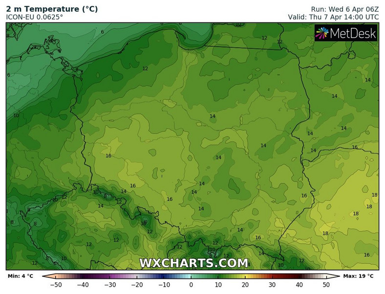 Temperatura będzie przekraczać 10-15 st. C