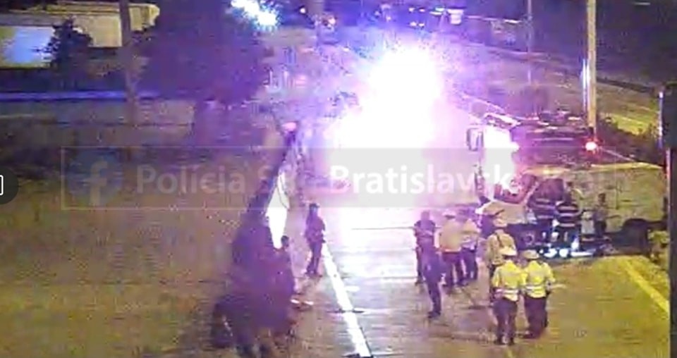 K nehode došlo v blízkosti bývalého hraničného priechodu Čunovo Rajka.