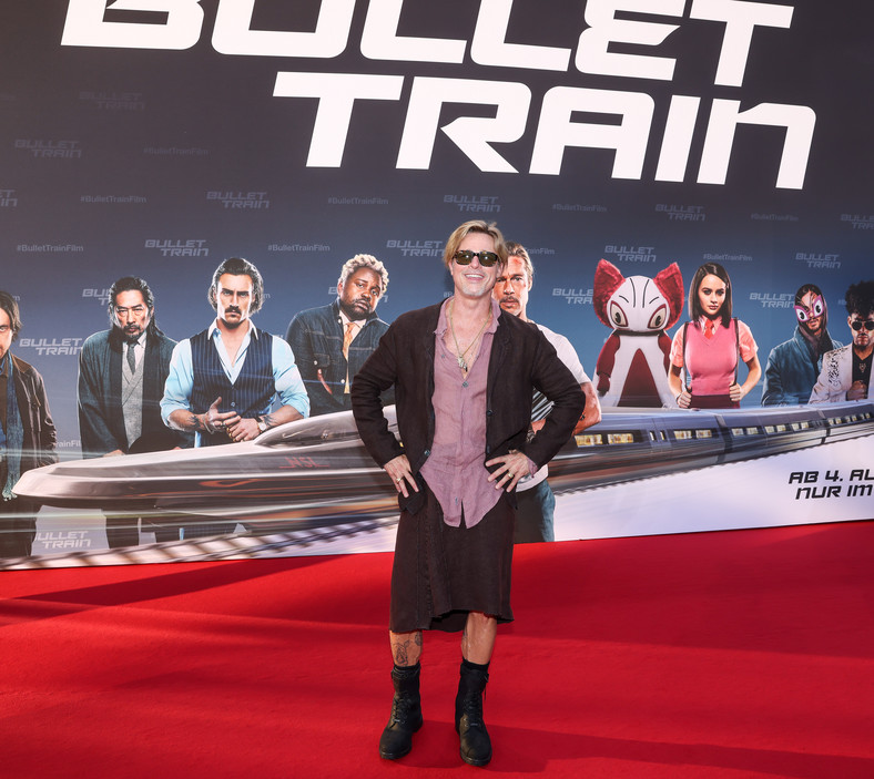  Brad Pitt na premierze "Bullet Train" 