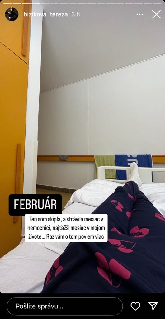 Tereza sa zverila sledovateľom na sociálnej sieti.