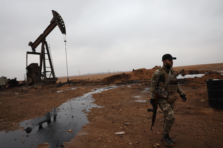 Sirijska vojska na naftnom polju Al Tavra u Raki na severoistoku zemlje 18. januara