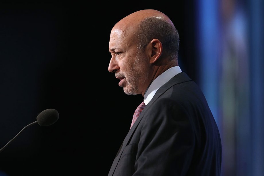 CEO Goldman Sachs Lloyd Blankfein