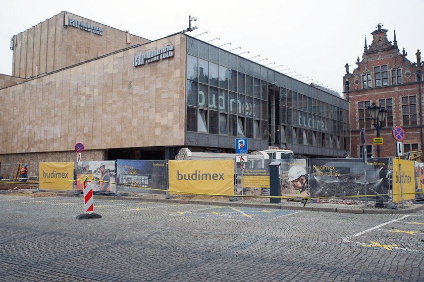 Wielki remont Teatru Wybrzeże w Gdańsku.