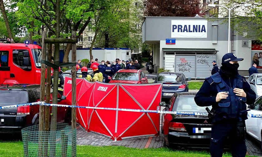 Strzały w pralni w Warszawie. Nieoficjalnie: jedna osoba nie żyje