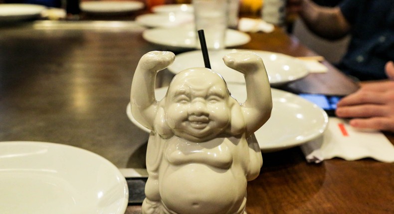 Benihana meal buddha cup