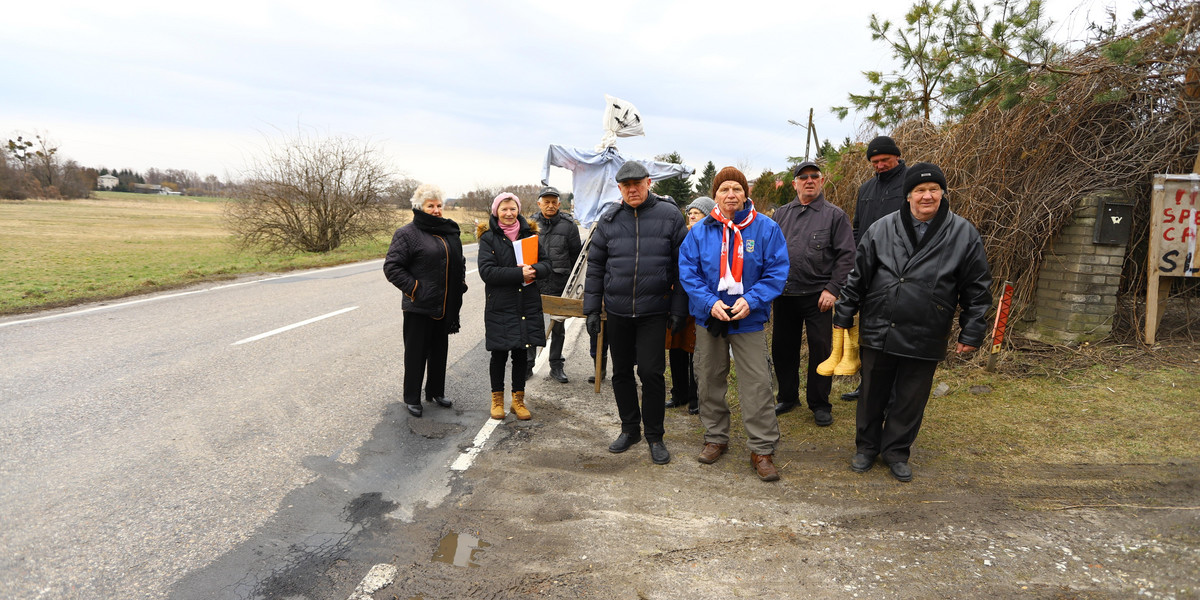 Buntują się, bo chcą mieć normalną drogę