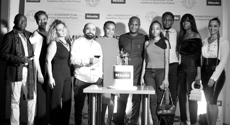 L-R . Olusegun Ogunderu; Ayanda Carter; Marilyn Milan; Samir Bader; Jacqueline Aki; Mustapha Olorunnimbe; Belinda Ngono; Hakeem Bakare; Banke Ajagunna; Deise Smith.