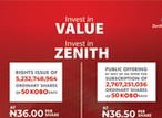 Unlocking immense value in Zenith bank's hybrid rights issue & public offer