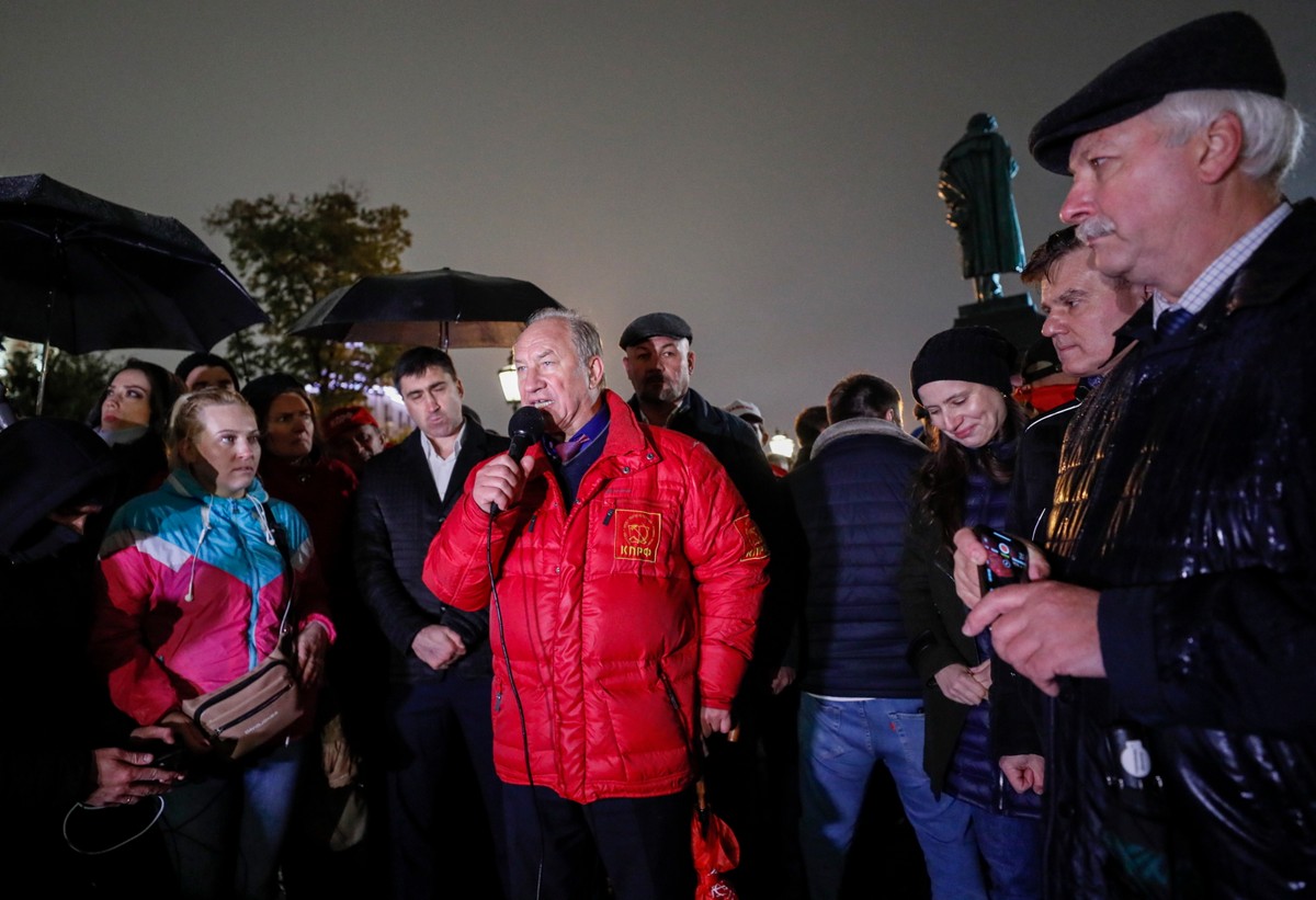 Protest w Moskwie