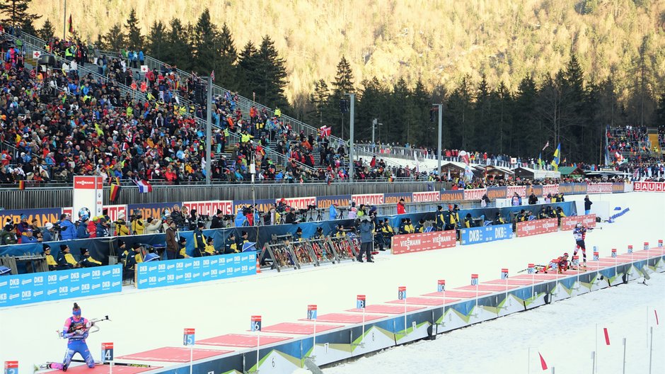 Biathlonowy stadion w Ruhpolding