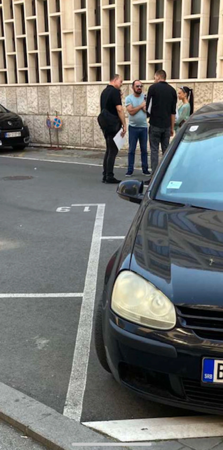 Mile i Elena Kitić ispred suda