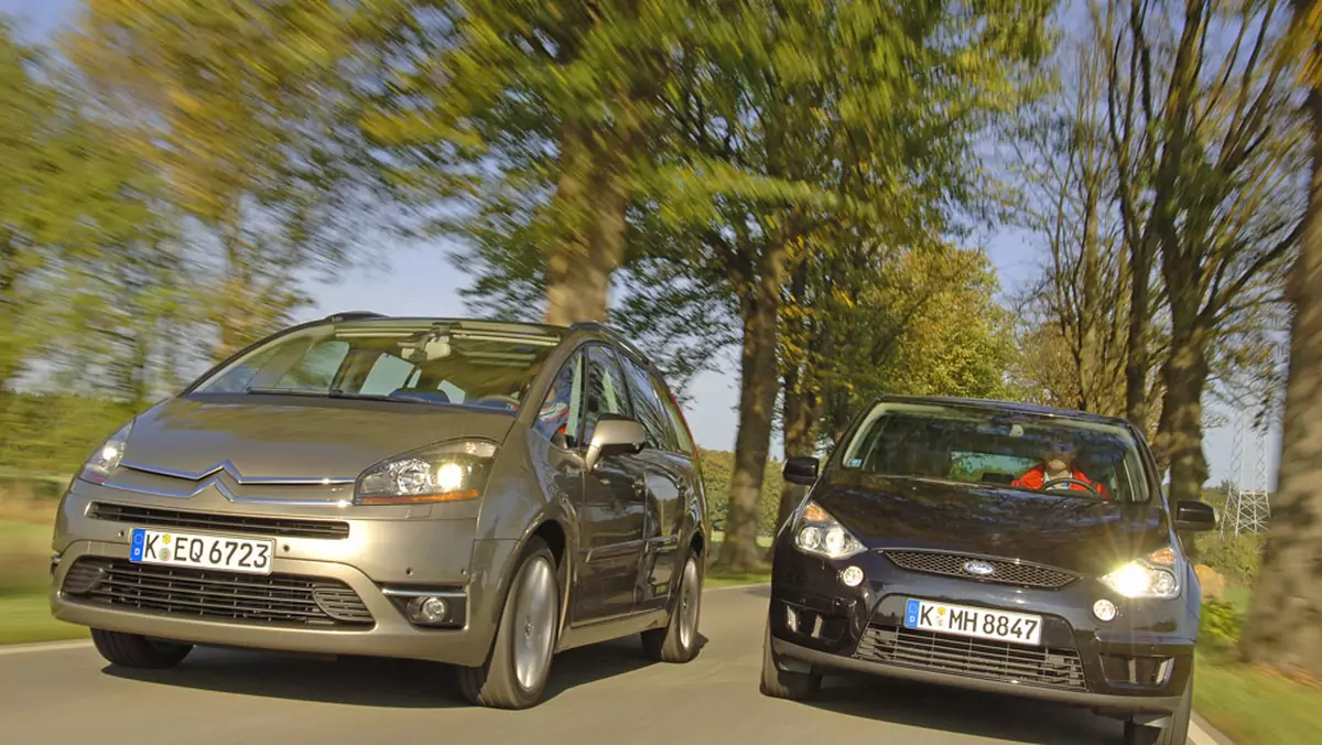 Citroen C4 Grand Picasso kontra Ford S-Max: używane vany nie muszą być nudne