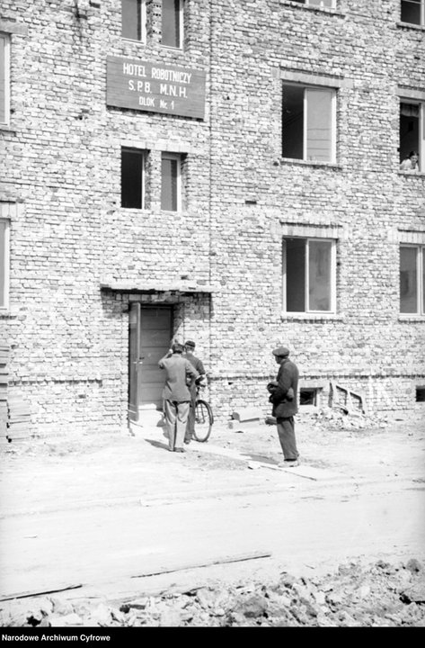 Budowa zakładów przemysłowych i osiedla mieszkaniowego Nowa Huta  - rok 1950