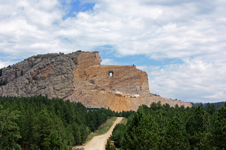 Niedokończony pomnik Crazy Horse'a