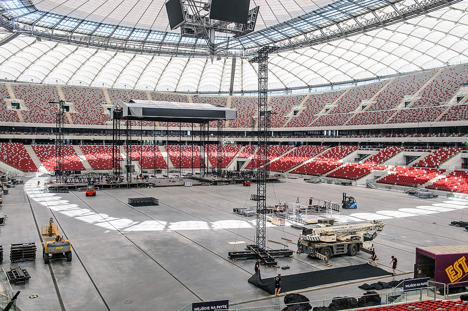 Stadion Narodowy przed koncertem Paula McCartneya (fot. Darek Kawka/Onet)