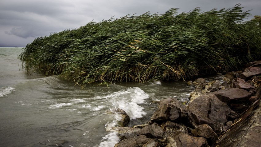 hurrikán szél Balaton